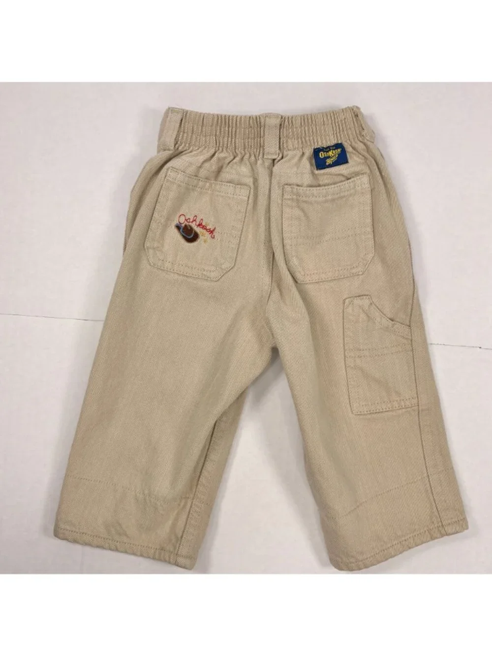 Vintage Oshkosh Y2K Western Cowboy Embroidered Denim Jeans 6m - 9m + 12m